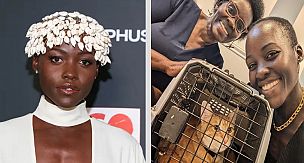 Oscar-Winner Lupita Nyong'o Adopts Shelter Cat After Break-Up: "Yoyo is saving me"