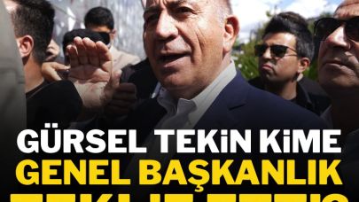 Gürsel Tekin O İsme Genel başkanlık teklifi etmiş !