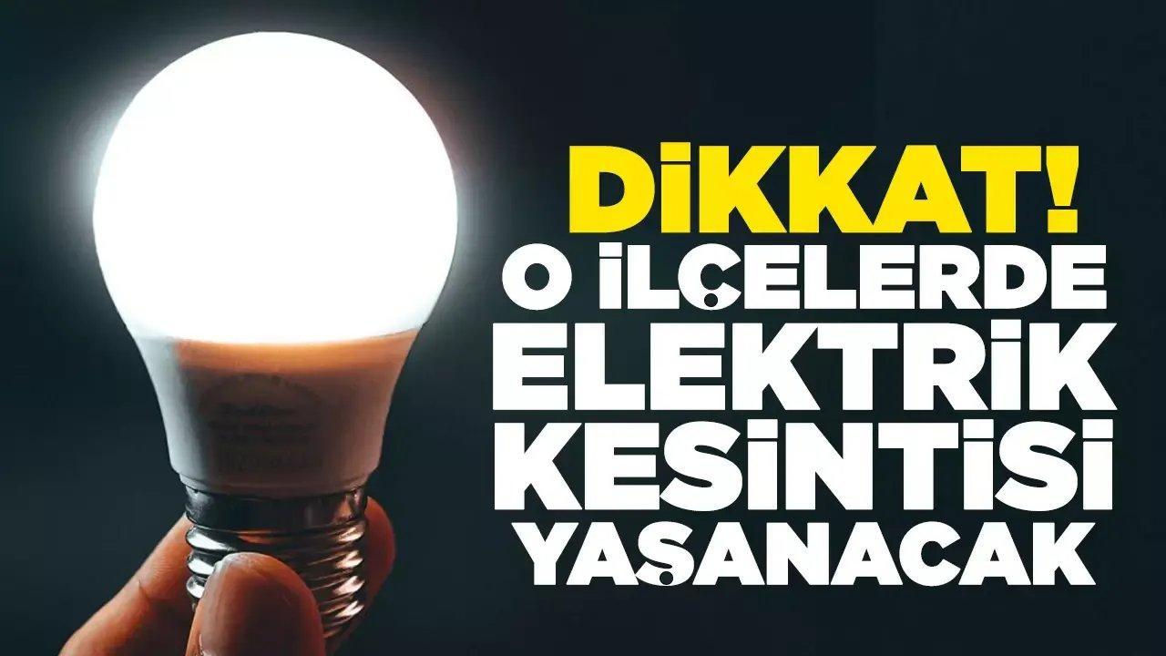 İstanbul karanlığa gömülecek İşte kesintinin olacağı yerler