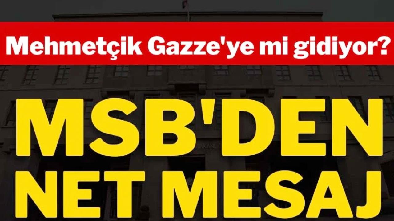 Mehmetçik Gazze'ye mi Gidiyor ? Bakanlıktan Net Açıklama !